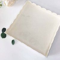 Коробка для печенья "Волна" белая, 12*12*3см