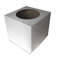 Коробка картон с окном 24*24*22см