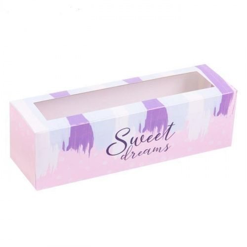 Коробка для макаронс "Sweet dreams" 18*5,5*5,5см Коробка для макаронс "Sweet dreams" 18*5,5*5,5см